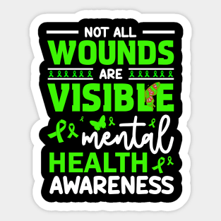 Mental Health Matters End The Stigma Psychology Therapy Sticker